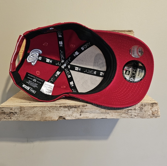 Washington Nationals Youth Baseball Cap Red White And Blue Sparkles - Picture 5 of 7